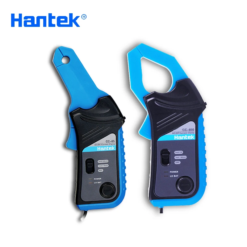 Hantek AC/DC токовый Зажим Датчик тока с BNC вилкой CC 65 cc 650 полоса пропускания 20 кГц