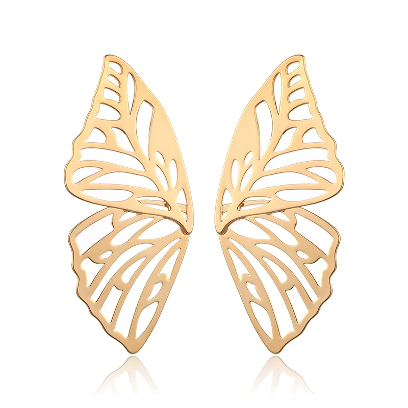 Богемные массивные серьги бабочки для женщин и девушек новые полые модные