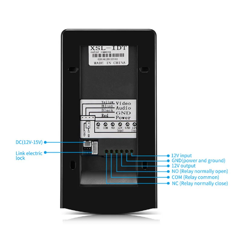 4 провода видео телефон двери 7 &quottft lcd цветной акриловый монитор для виллы