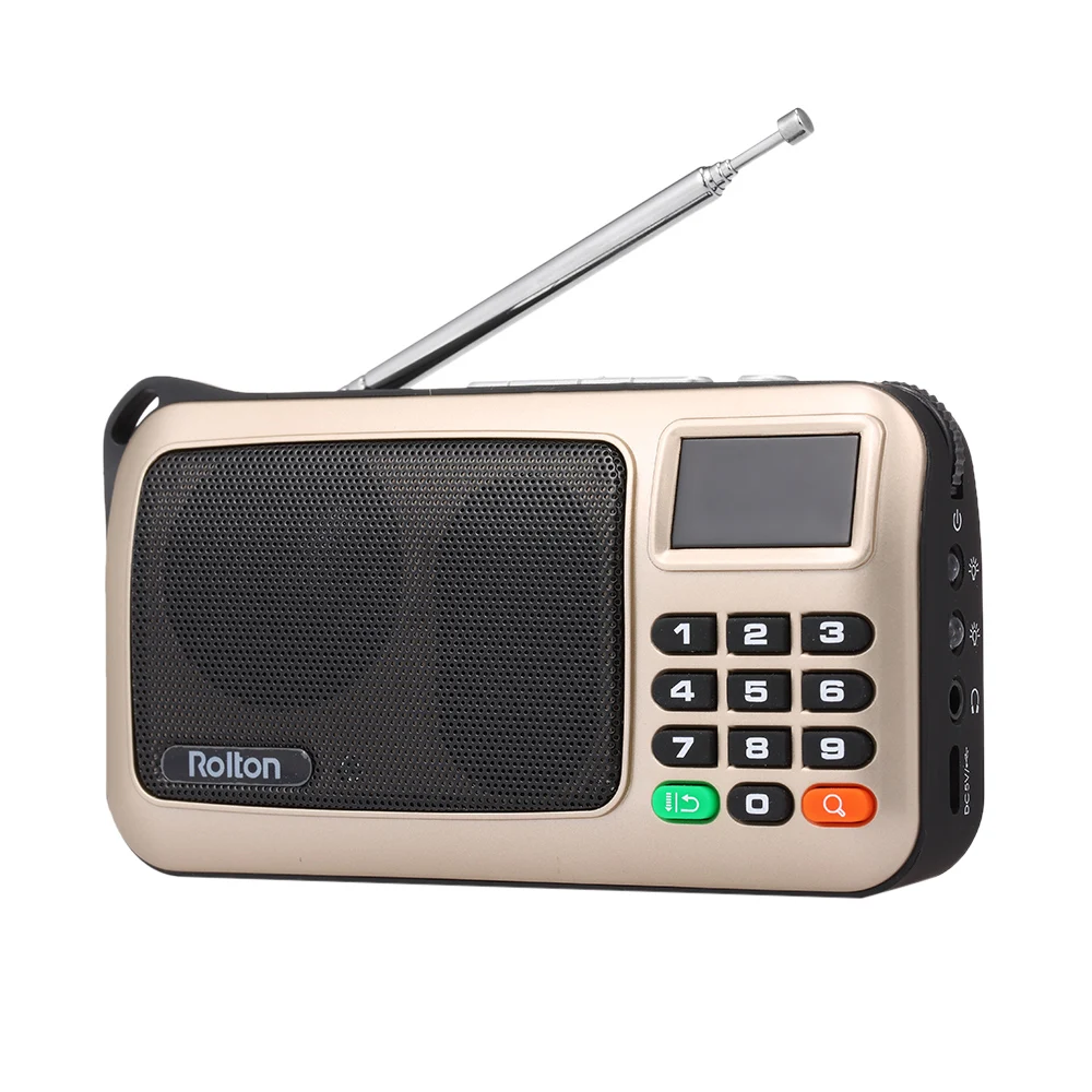 Rolton W405 FM цифровое радио портативный USB проводной компьютерный динамик HiFi стерео