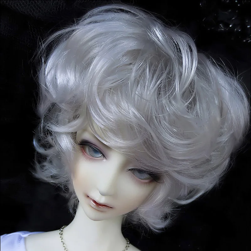 Cataleya Короткие вьющиеся и прямые волосы BJD парик для куклы Бесплатная