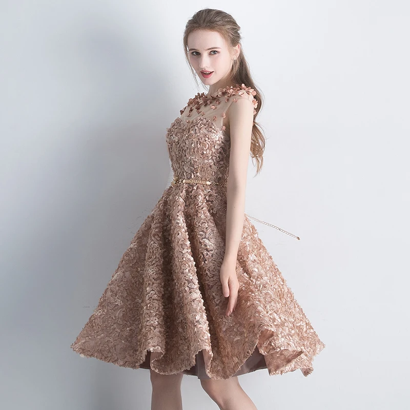 SSYFashion/Новое Элегантное кружевное вечернее платье для невесты банкета простое