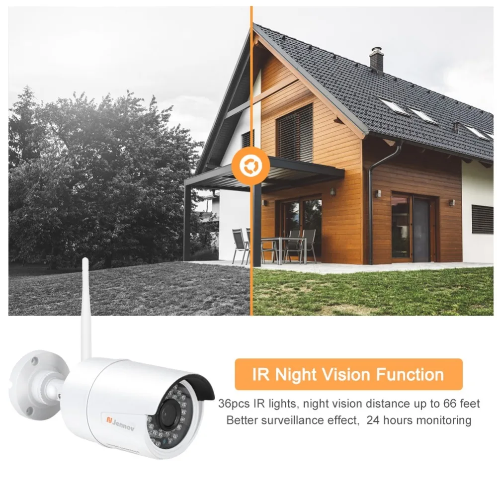 1080P ONVIF WI FI Водонепроницаемый Камеры Скрытого видеонаблюдения Беспроводной IP