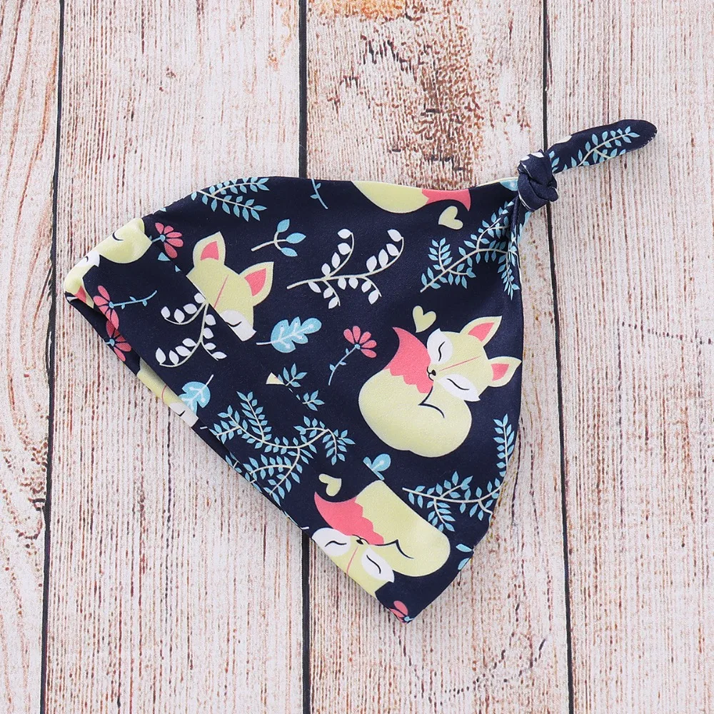 baby boy girl newborn clothing long sleeve fox rompers tops+long pants+hat 3pcs toddler outfits meisje kleding | Детская одежда и