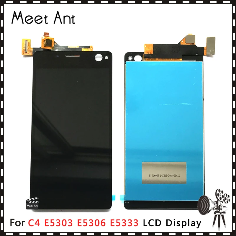 ЖК дисплей 5 дюйма для Sony Xperia C4 E5303 E5306 E5333 E5343 E5353 экран с сенсорным экраном и