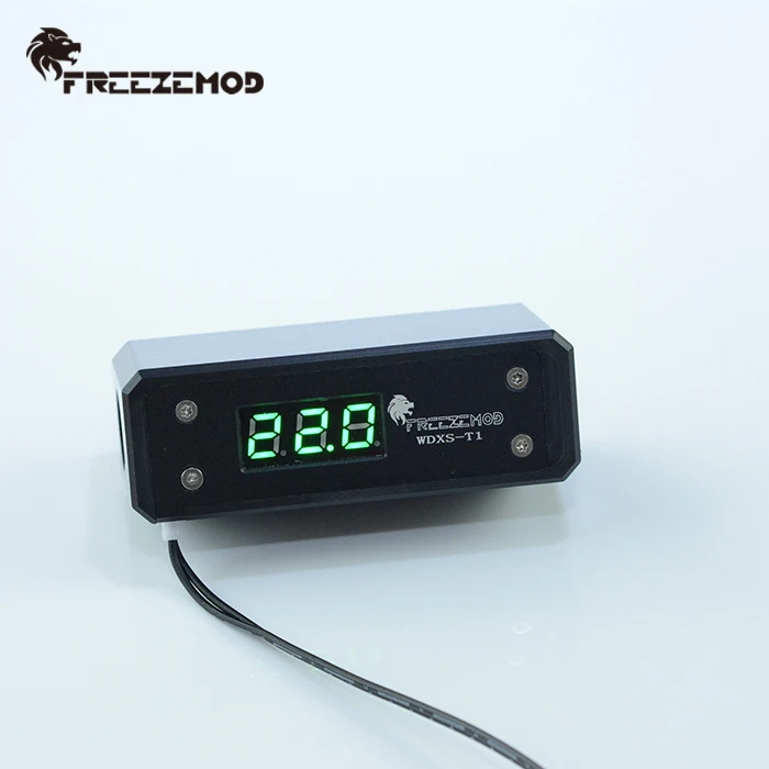 FREEZEMOD черная версия компьютера ПК кулер для воды температура чувство POM цифровой Мониторинг прямо через. WDXS-T1