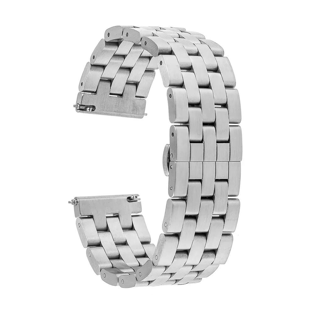 Ремешок из нержавеющей стали для Samsung Galaxy Gear 2 R380 Neo R381 Live R382 быстросъемный браслет