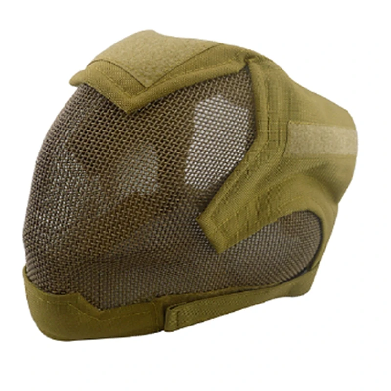 Маска тактическая на все лицо для страйкбола с металлической сеткой|mask metal|mask