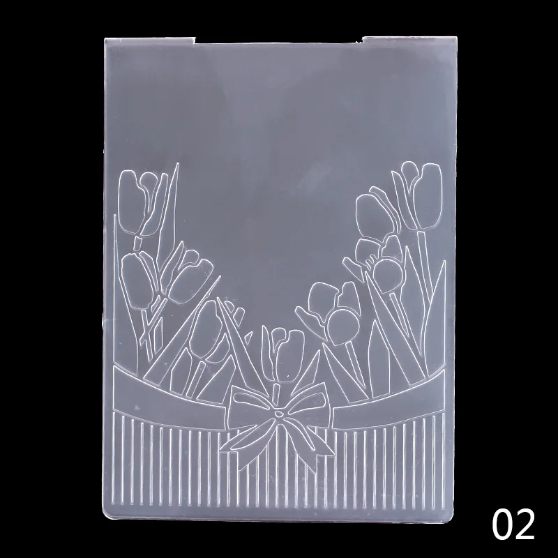 Новая пластиковая папка с тиснением для скрапбукинга DIY фотоальбом открытка