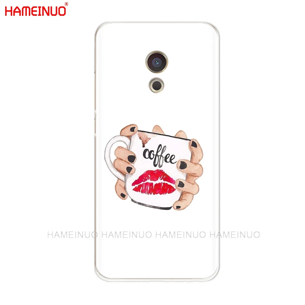 HAMEINUO Кофе искусство кошка крышка чехол для телефона для Meizu M6 M5 M5S M2 M3 M3S MX4 MX5 MX6 PRO 6 5 U10 U20 note plus - Цвет: 43384