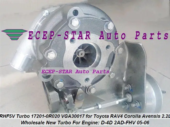 Турбокомпрессор RHF5V VB13 17201 0R020 0R021 VGA30017 VAA30017 для Toyota RAV4 D 4D Corolla Avensis Auris 2AD FHV 2.2L|toyota