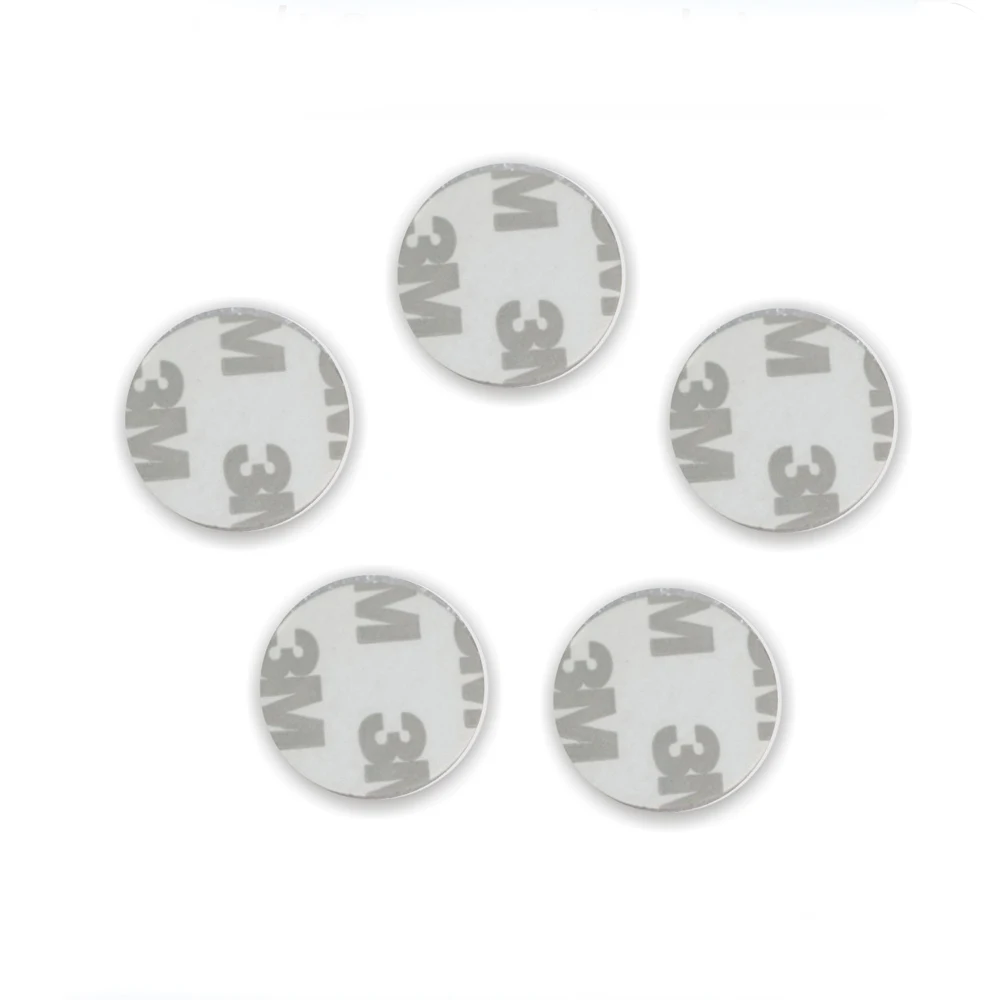 100pcs/lot 3-M sticker Rfid Tag 125K ID Coin card EM4100 RFID 125KHz tag keyfobs token for Access control | Безопасность и защита