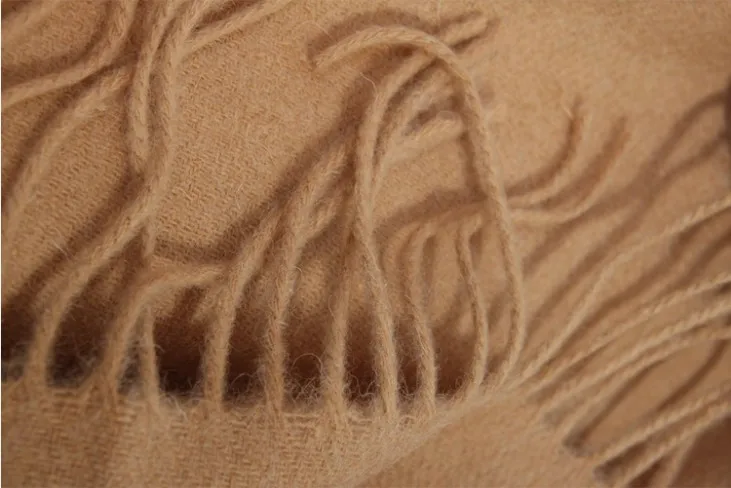 Горячая Распродажа женский зимний шерстяной кашемировый шарф из кроличьего меха