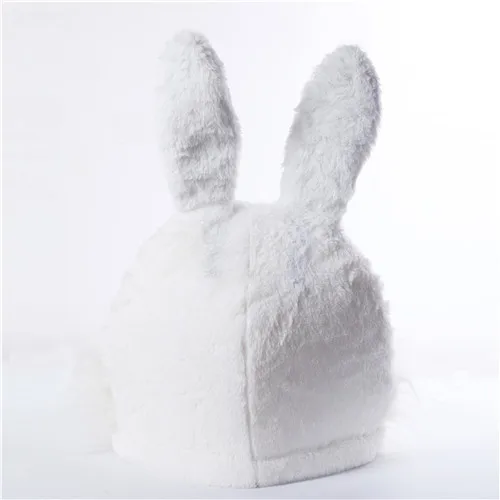 Плюшевая Пасхальная маска на голову кролика костюм талисмана Хэллоуин Рождество