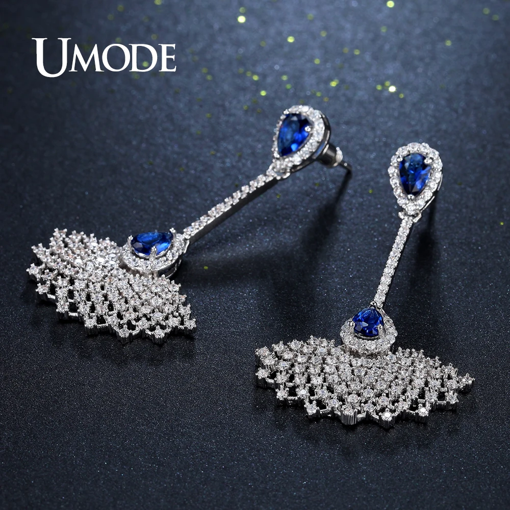Женские серьги подвески с фианитами ААА +|earrings for|earrings for women weddingdropping earrings |