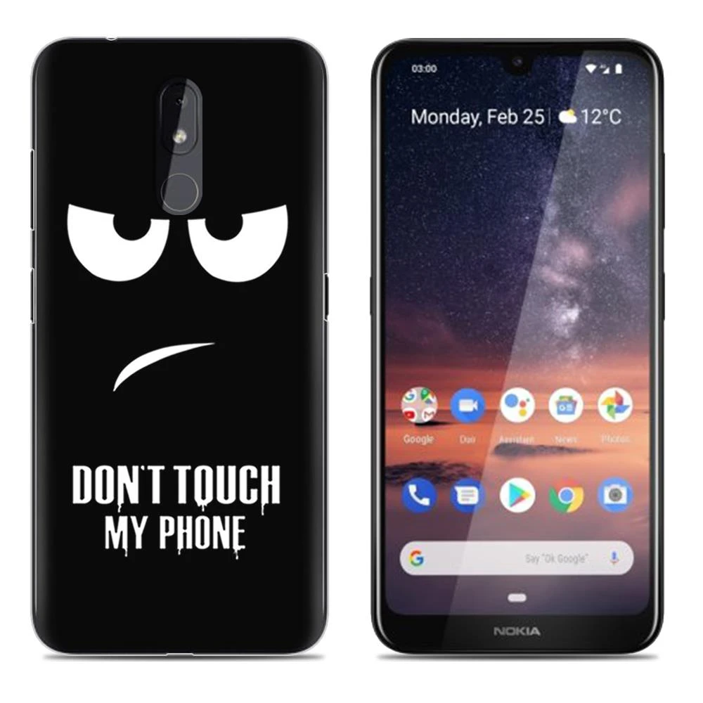 for Nokia 3.2 Case 6.26" Silicone TPU Soft Cute Cartoon Nokia3.2 Back Cover Shell Bags Fundas Phone Capa |