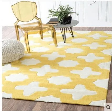 Ковер домашний Текстиль для дома и сада розовый Настольный коврик чая гостиная спальня акрил лазерная