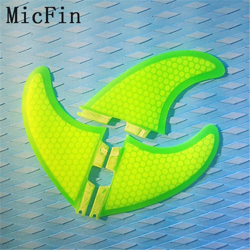 Micfin стекловолокно и сотовый плавник для доски для серфинга Подруливающее устройство FCS 2 плавник для серфинга FCS FUTURE FCS 1 FCS II размер коробки M три набора