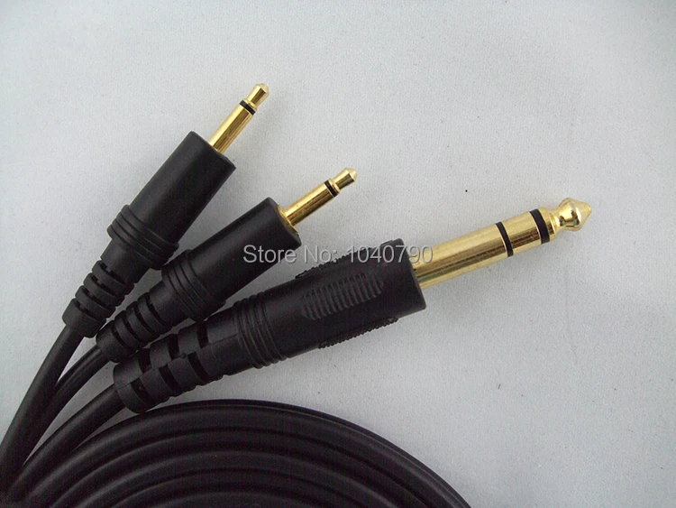 Позолоченный кабель 6 3/6 5 для подключения аудио линии 3 1 м фута|signal cable|cable 1maudio line |