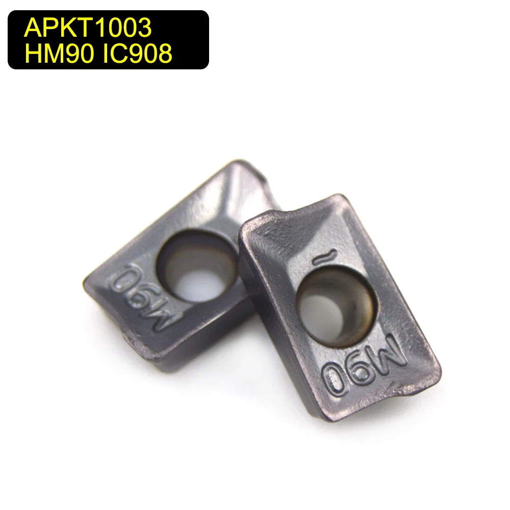100 шт. dfute hm90 APKT 1003pdr IC 908 Сменные отрезки и канавок внутренний поворота Инструменты