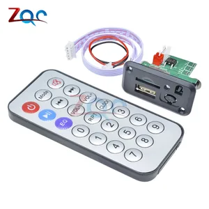 Плата мини mp3-декодера DC 5 В12 В, USB TF U-Disk Reader, модуль усилителя MP3-плеера с ИК-инфракрасным пультом дистанционного управления для автомобиля
