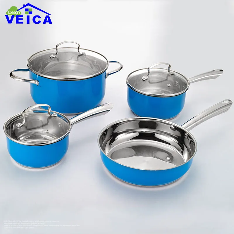 2019 новая кастрюля алюминиевая посуда для приготовления пищи горшки и кастрюли