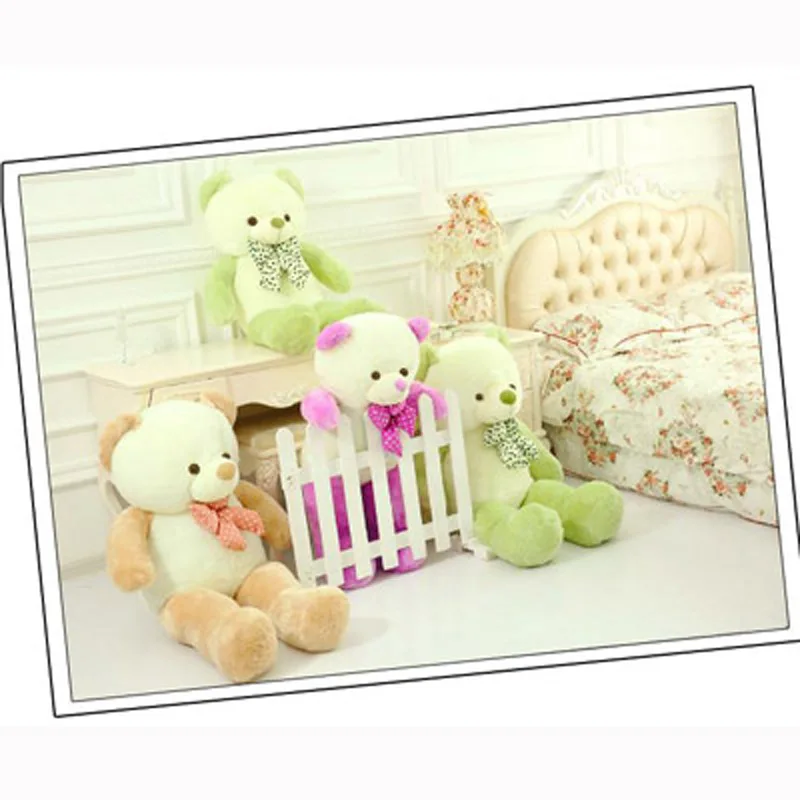 160 см/64 дюйма огромные блестящие смешанные Мишки Тедди Мягкие плюшевые мишки