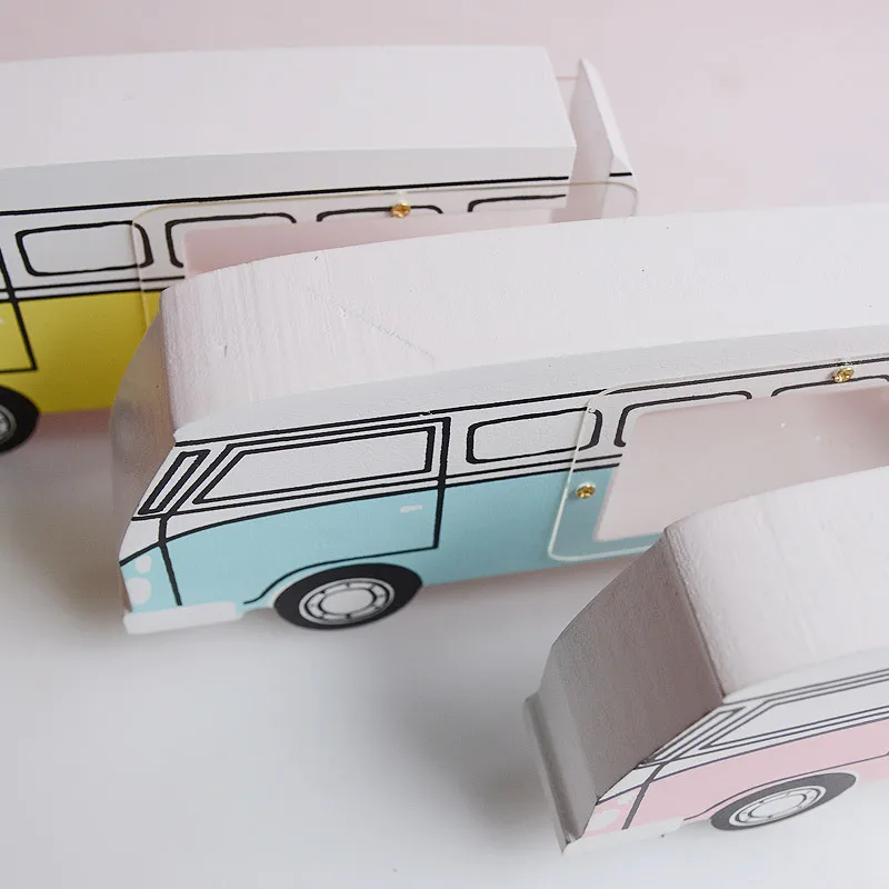 Ремесла могут быть настроены Ins Детская комната украшения мультфильм деревянная