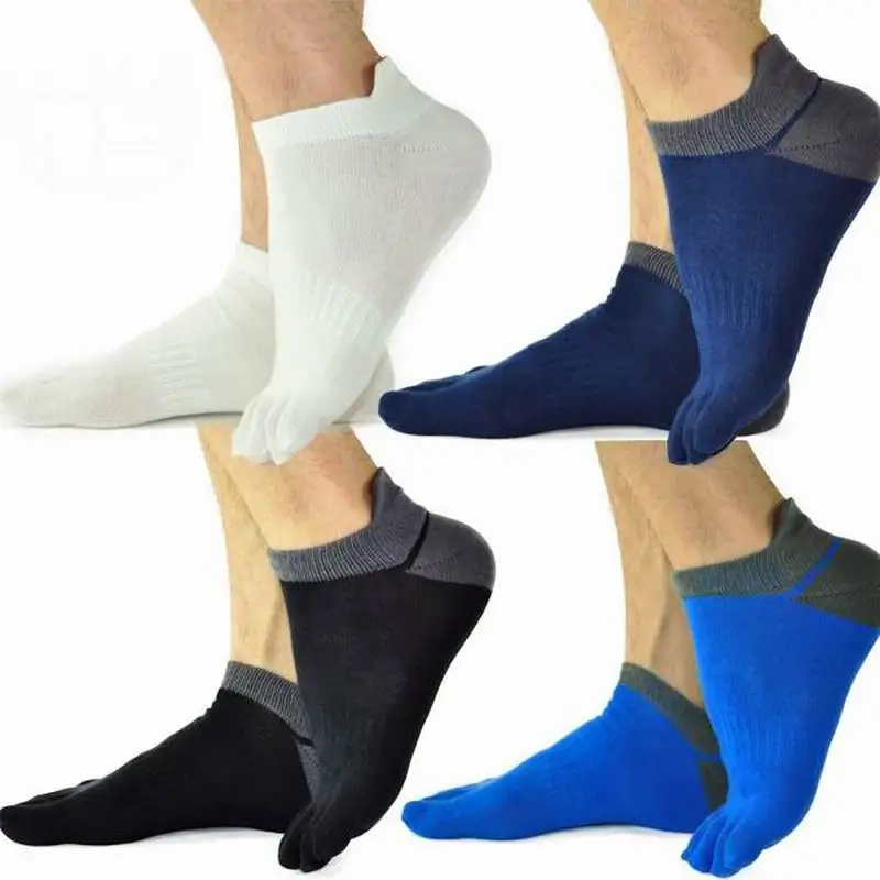 5 пара/лот новые мужские носки хлопковые Meias с пятью пальцами размер 38-44 Calcetines по
