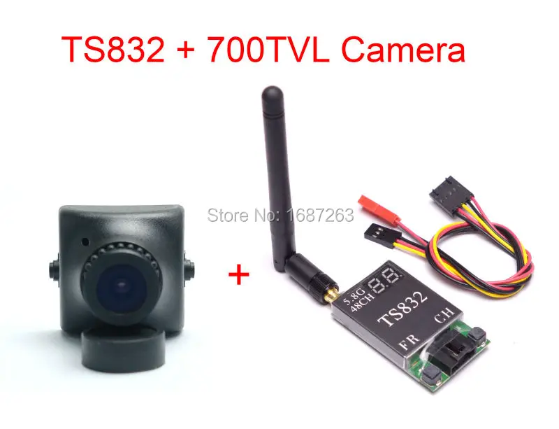 TS832 5 8 Ghz 48CH 600mW FPV AV беспроводной передатчик + 700TVL камера с 2 мм широкоугольным