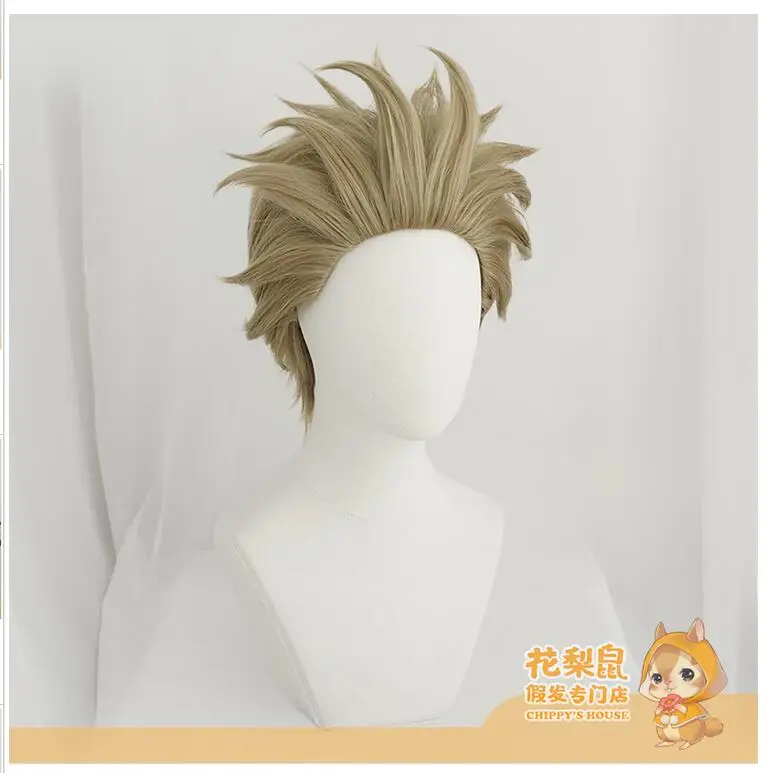 AniHut Hawks Boku No Hero Academy Аниме косплей парик My / короткие волосы Brwon аниме парики| |