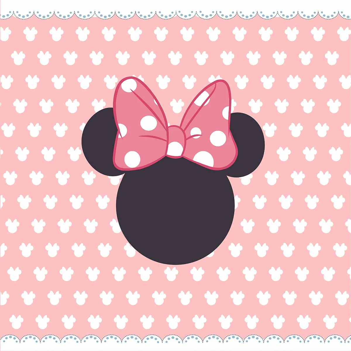 Allenjoy photography backdrop pink girl bow tie mouse baby birthday new background photocall customize portrait shooting | Электроника