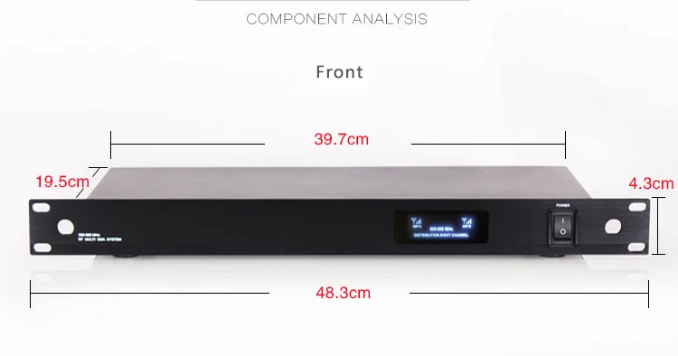 저렴한 최신 제품/8 세트 무선 마이크 신호 안테나 증폭기 지향성 안테나 무대 강화 400 미터