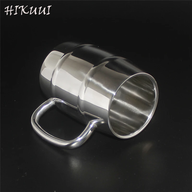 Кружка пивная в форме барабана из нержавеющей стали 350/550 мл 1 шт.|cup mug|milk cupbeer cup |