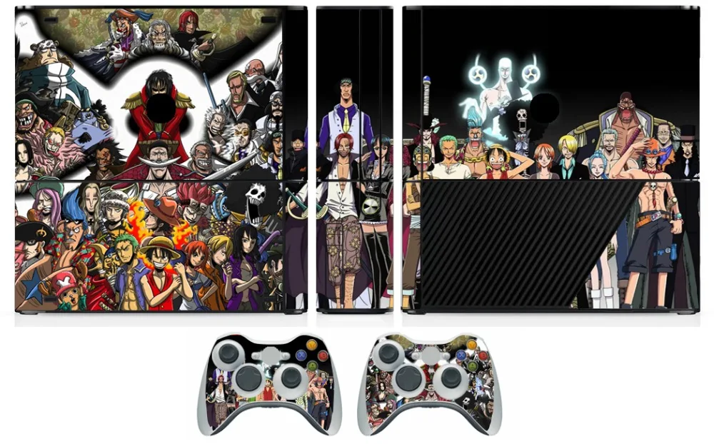 Виниловая защитная пленка One Piece 275 для Microsoft Xbox 360 E и 2 контроллер склоны s XBOX SLIM