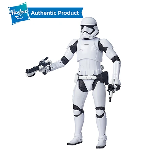 FIRST ORDER STORMTRO Hasbro на тему «Звездных войн», «черная серия 6-дюймовый во-первых порядок штурмовика из мультфильма «Звездные войны: капитан Phasma королевской гвардии Рей Dj песни байт Starwars игрушки - Цвет: FIRST ORDER STORMTRO