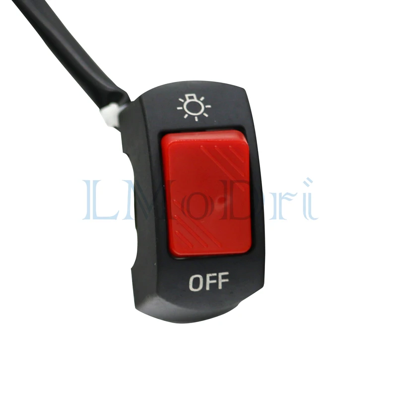 Переключатель LMoDri на руль мотоцикла регулируемый зеленый переключатель