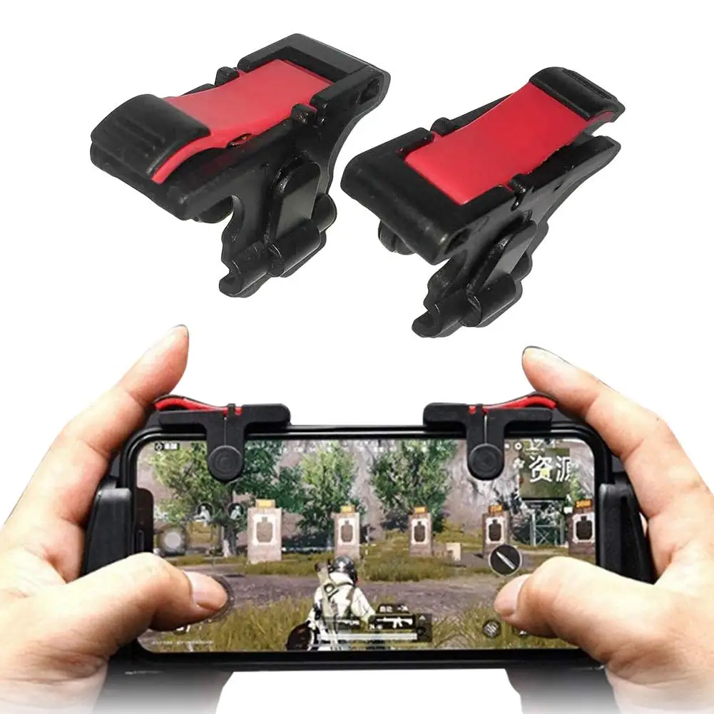 2 шт PUBG Moible контроллер геймпад Free Fire L1 R1 триггер PUGB мобильный игровой коврик ручка L1R1 джойстик для iPhone Android телефон