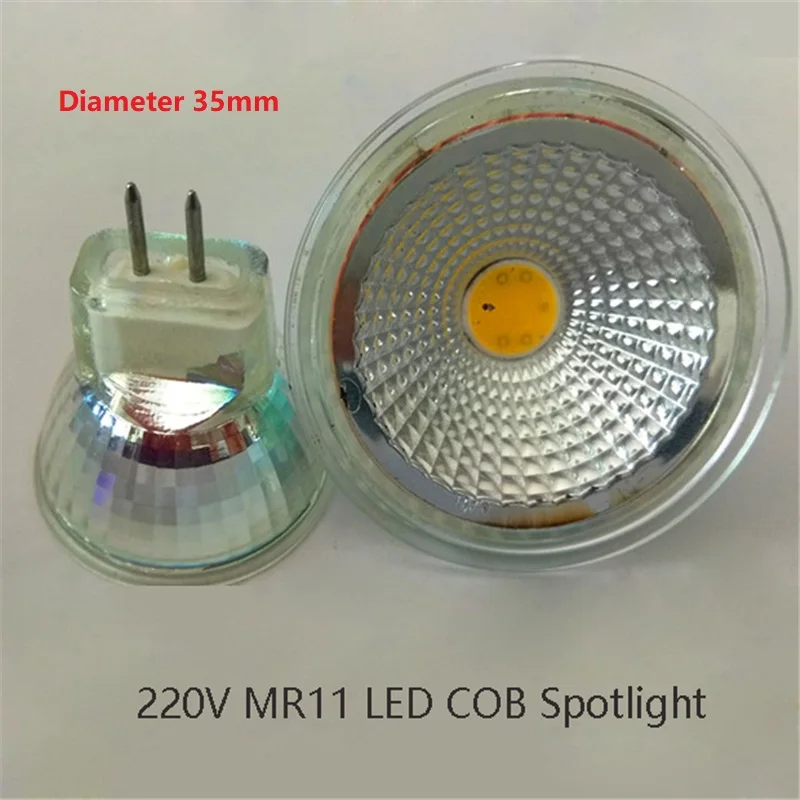 Светодиодный точечный светильник MR11 220 В 5 Вт 3014 SMD Энергосберегающая