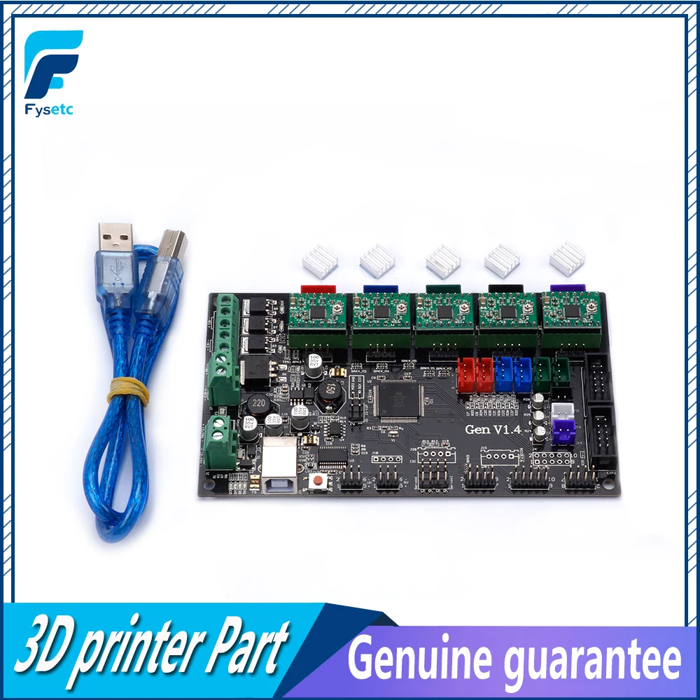 3D принтеры Управление Панель доска Gen V1.4 Integrated пандусы 1 4 и Mega 2560 платы с 5 шт. A4988