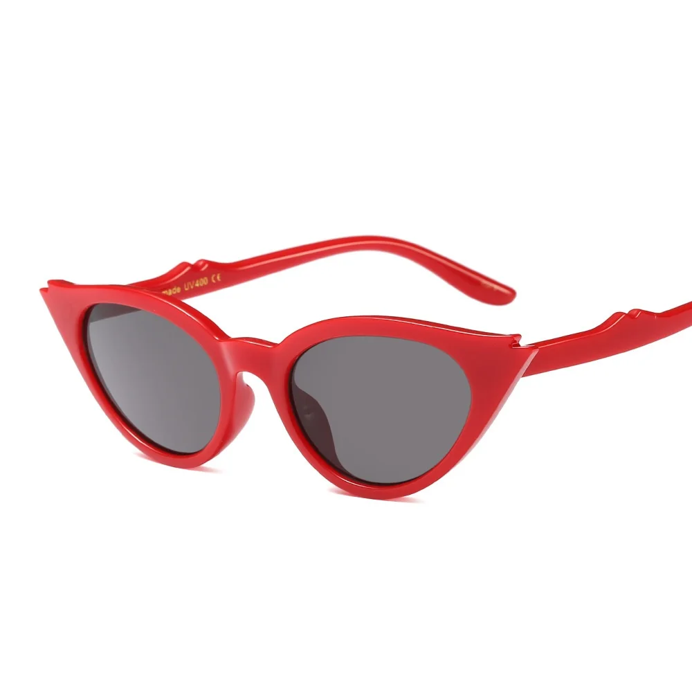 SOLO TU Trend Small Cat Eye Women Female Unique Sun Glasses Brand Designer Street Snap Personality For Ladies Sunglasses Oculos |