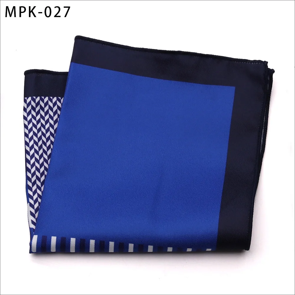 Новинка, модный мужской платок, карманный, квадратный, популярный, 25X25 см, большой, мужской, с узором пейсли, в горошек, нагрудные Платки для свадьбы, мужской костюм - Цвет: MPK-27