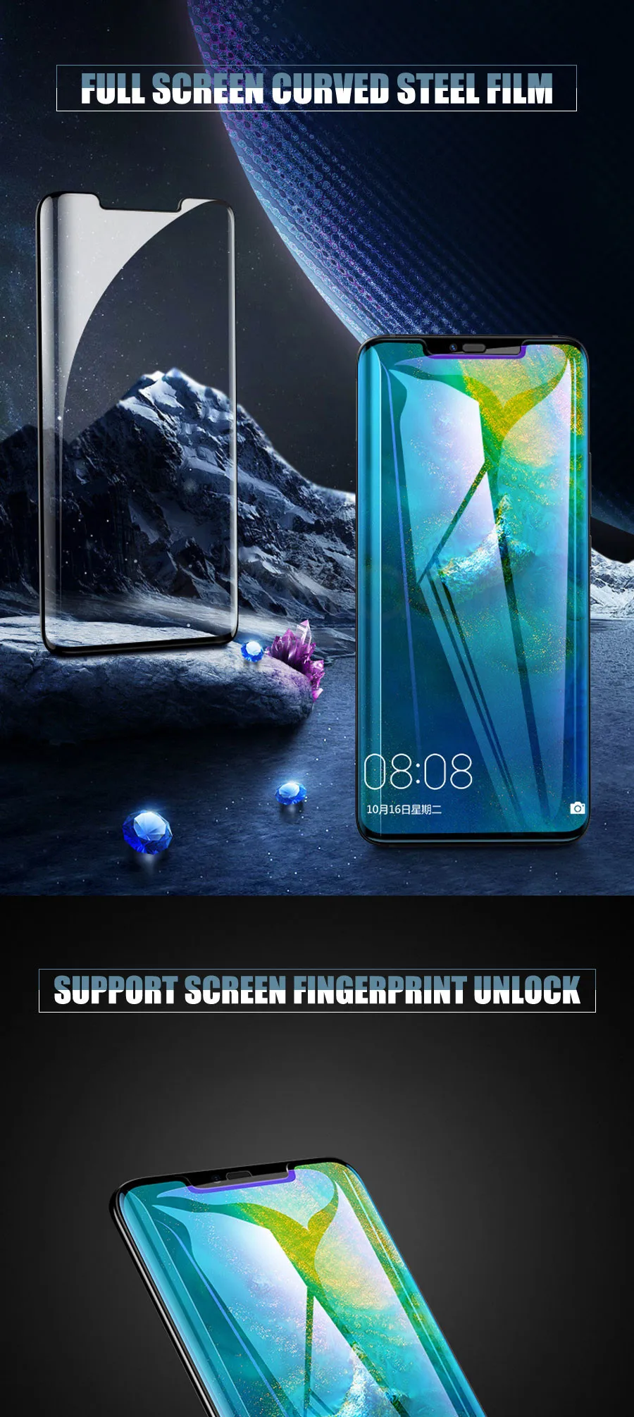 9D Защитное стекло для Huawei Mate 20 10 Pro 20X9 Lite Защита экрана для Huawei P Smart Закаленное стекло пленка чехол