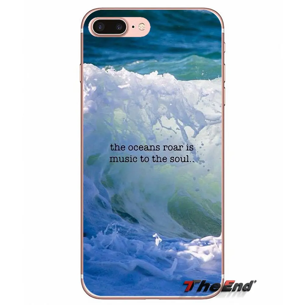 Чехол для HTC One M7 M8 A9 M9 M10 E9 Plus Desire 630 530 626 628 816 820 Motorola G G2 G3 Summer nature sea blue Ocean Waves |