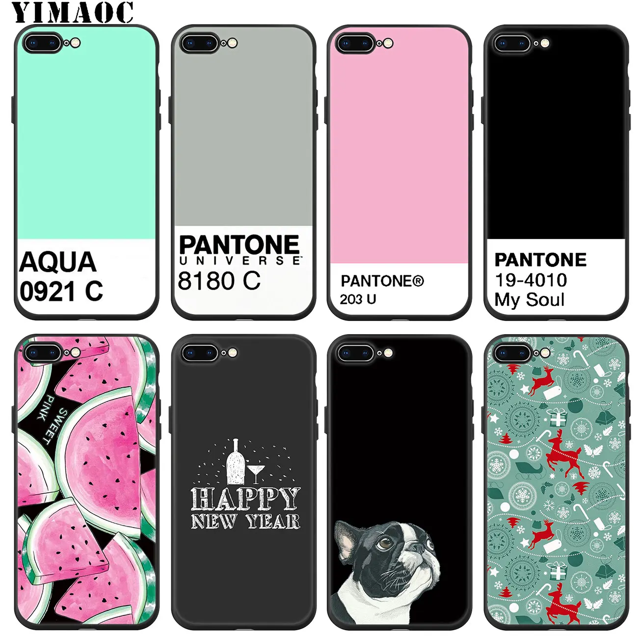 Мягкий силиконовый чехол для телефона YIMAOC Caliente Pantone iPhone 11 Pro XS Max XR X 6 6S 7 8 Plus 5 5S SE 10