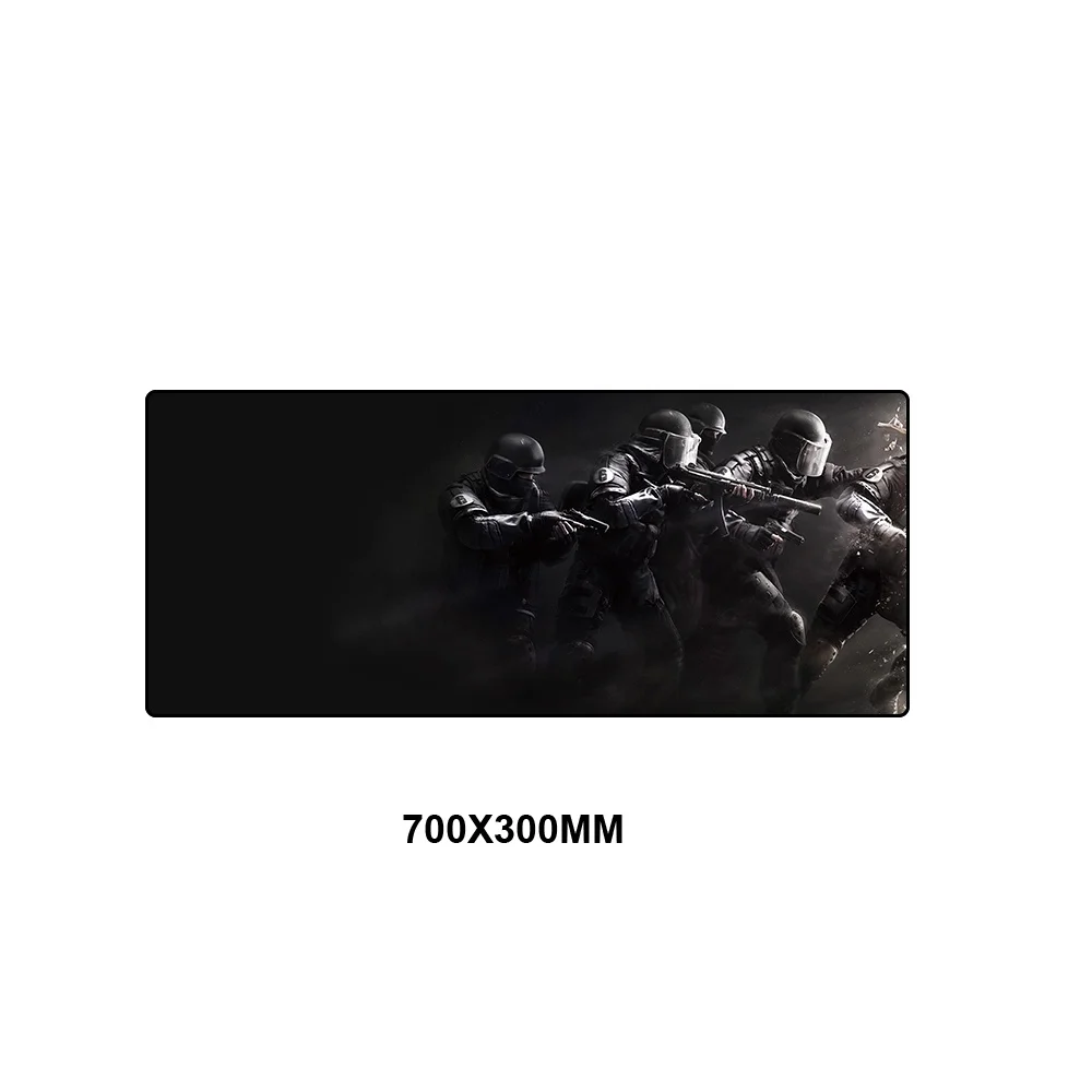 CHLH-042 Большой коврик для мыши Rainbow Six Siege, геймерский игровой коврик, большой коврик для мыши, Настольный коврик для ПК, компьютера, ноутбука, XL 700X300 мм - Цвет: CHLH-042