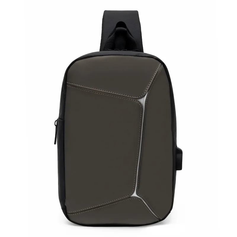 Coffee Модные черная синяя коричневая sling bag кроссбоди нагрудная сумка мужская через плечо женская сумки сумочка для мужчин телефона для продуктов кобура на грудь пояс ногу кросс боди бананка кашелек кошелек барсетка мешок - Цвет: Coffee