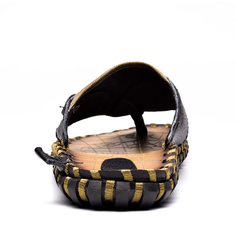 Cosidram/тапочки из натуральной кожи пляжная обувь мужские вьетнамки коллекция 2018