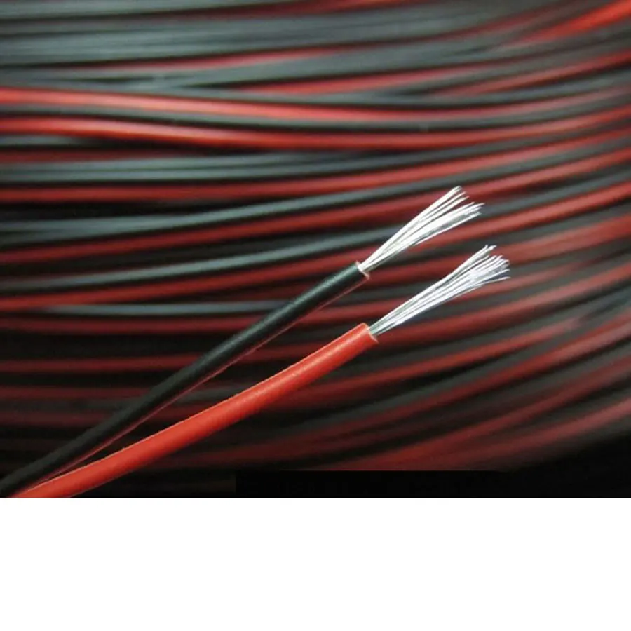 2Pin 2 штифта 3 штифта 4 штифта провода кабеля, AGW22 истонченный медный провод для светильник прокладки, Удлинительный светодиодный провод, электрический кабель - Цвет: 2Pin