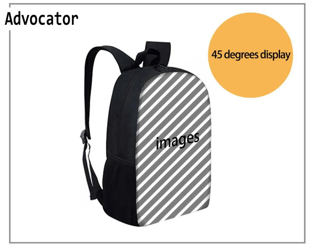 ADVOCATOR Cool Alien Cartoon Pattern School Supplies Teenage Plecak College Bookbag Shoulder Pack Schoolbag for Boy Kid Backpack